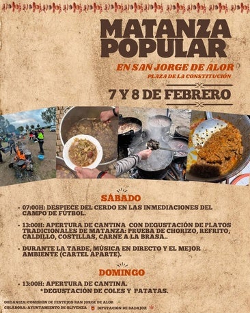 San Jorge celebra su tradicional Matanza Popular con dos días de actividades