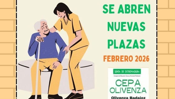 El CEPA oferta nuevas plazas en la formación de Atención Sociosanitaria