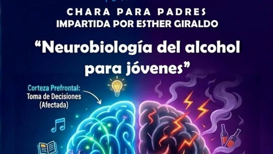 El AMPA del Sagrado Corazón organiza una charla sobre la neurobiología del alcohol en jóvenes