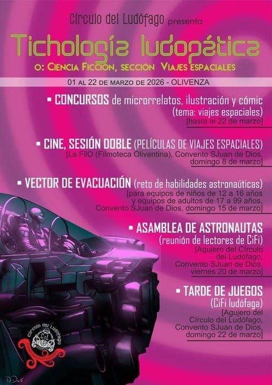 El Círculo del Ludófago programa una serie de actividades sobre Viajes Espaciales