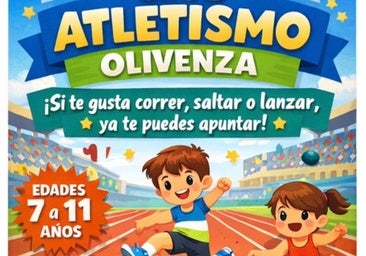 El Club de Atletismo Olivenza crea un nuevo grupo de entrenamiento para niños