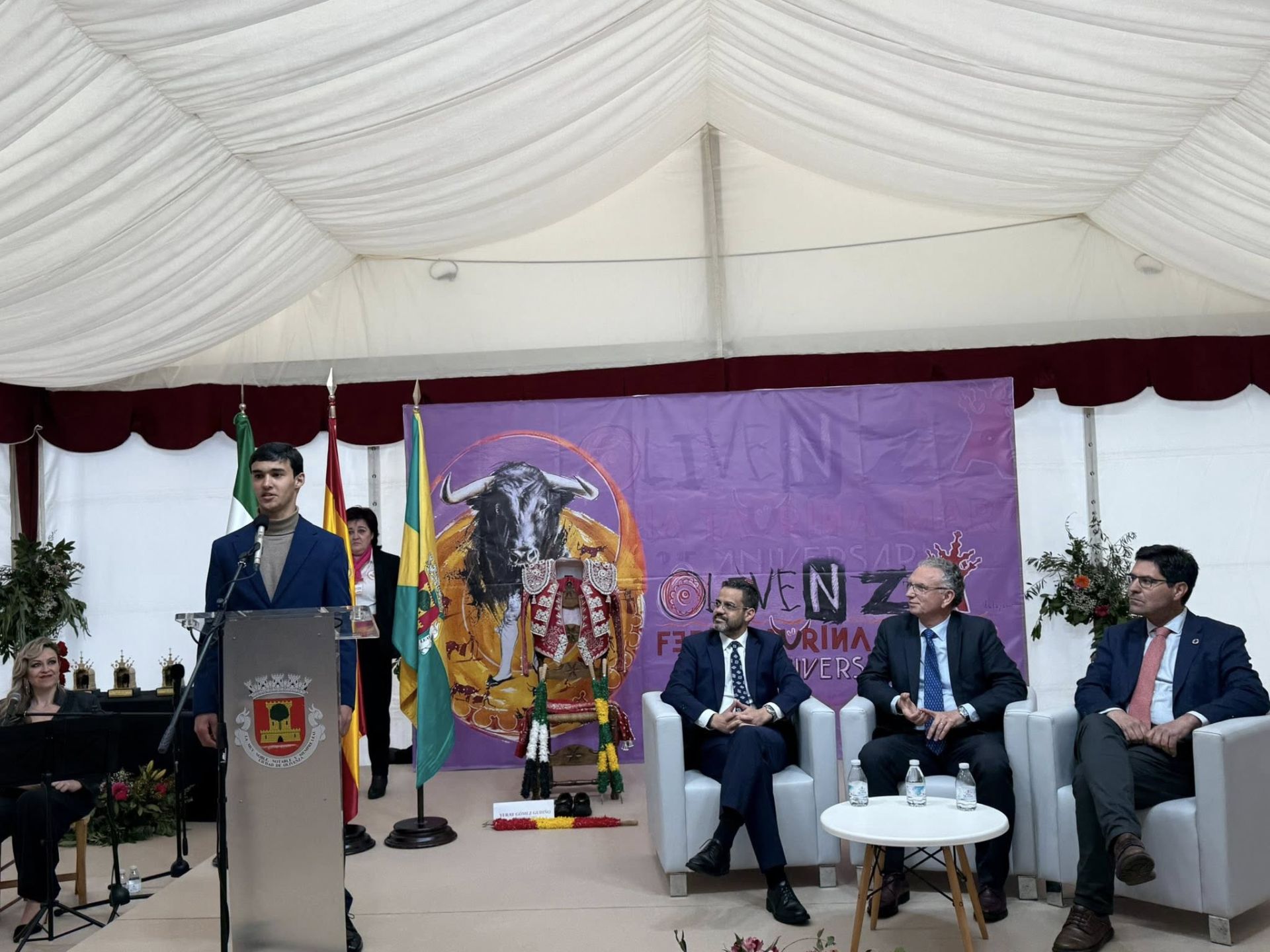 El periodista Roberto Gómez ensalzó el valor de la tauromaquia en su pregón de la Feria del Toro
