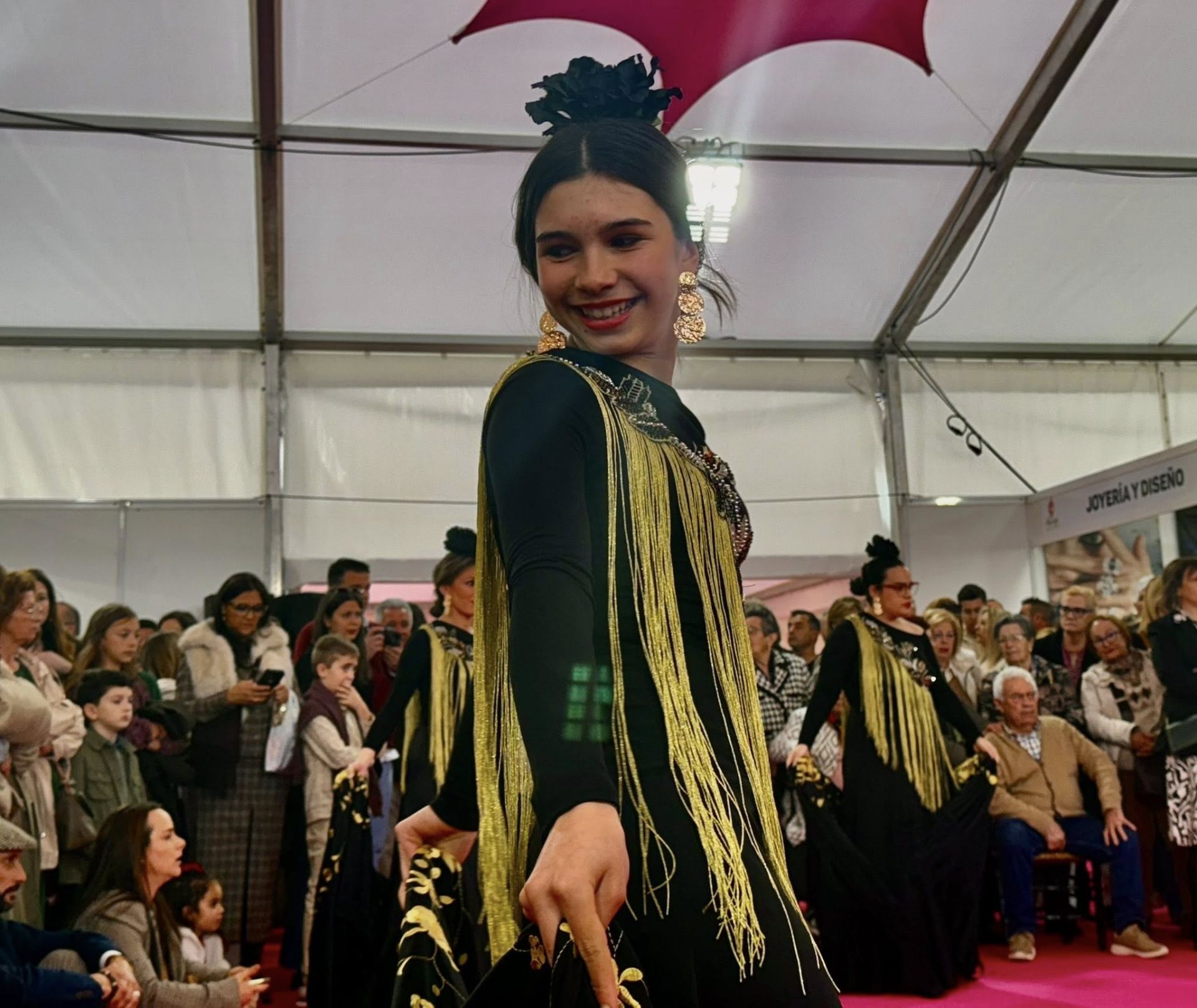 La exhibición del grupo de baile 'Aire Flamenco' encandiló al público