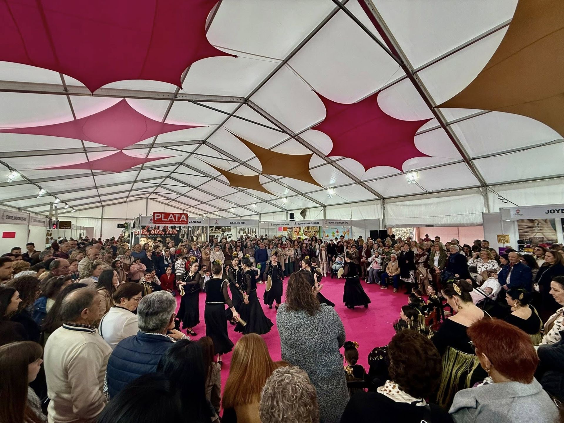 La exhibición del grupo de baile 'Aire Flamenco' encandiló al público