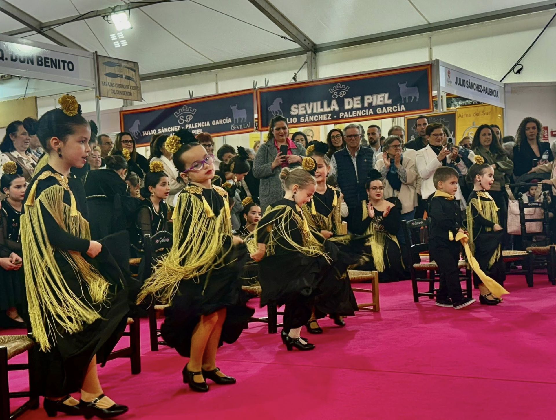 La exhibición del grupo de baile 'Aire Flamenco' encandiló al público