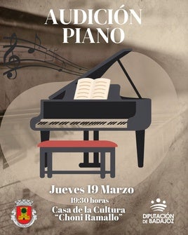 La Escuela Municipal de Música celebra una audición de piano con su alumnado