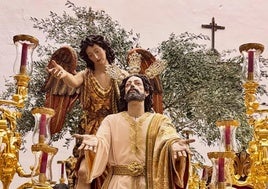 Jesús Orando en el Huerto procesiona en el 25 aniversario de su bendición