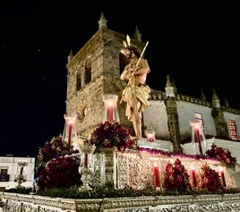 Jesús de la Caña Verde lució en todo su esplendor el martes Santo tras su reciente restauración