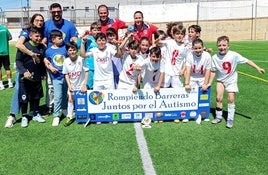 Foto del equipo ganador.