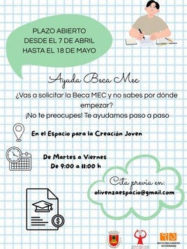 El ECJ ofrece apoyo a los estudiantes para tramitar la Beca MEC 2026-2027