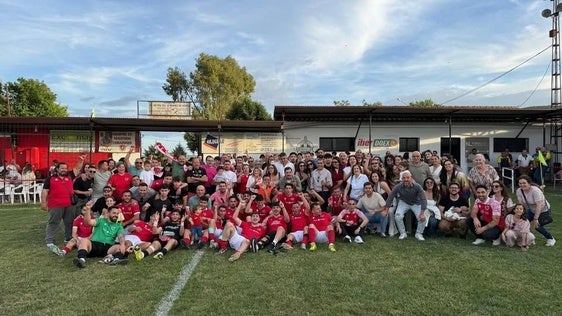 Foto de familia del equipo