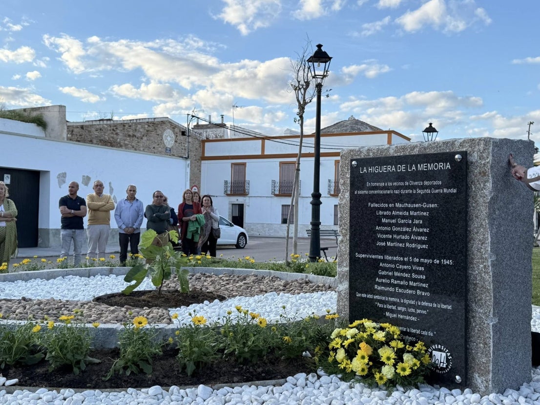 Olivenza honra a sus vecinos deportados a los campos nazis en un emotivo acto