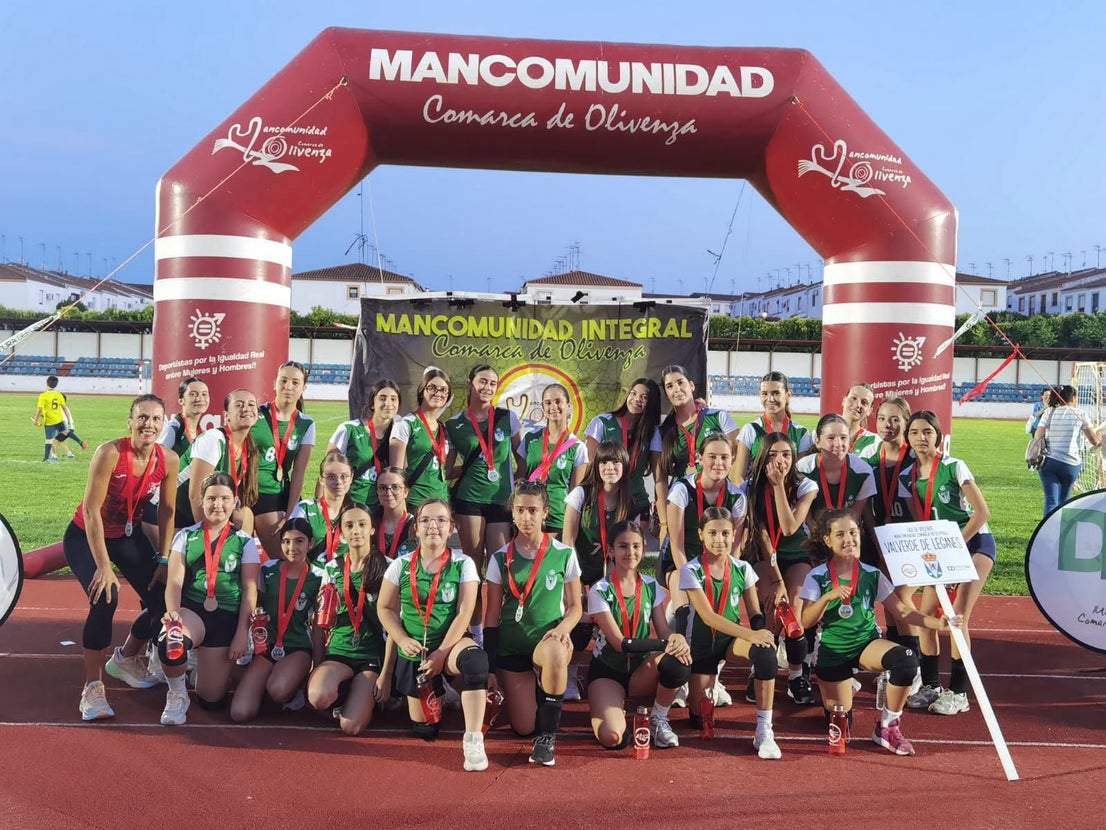 Más de 700 jóvenes de 13 municipios clausuran las ligas mancomunadas de fútbol y voleibol