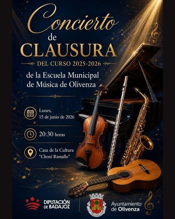 La Escuela Municipal de Música cierra el curso con un concierto de clausura