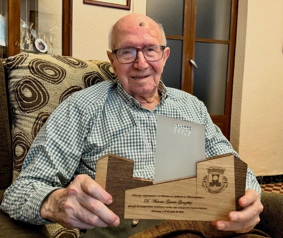 El oliventino Antonio García González celebra un siglo de vida