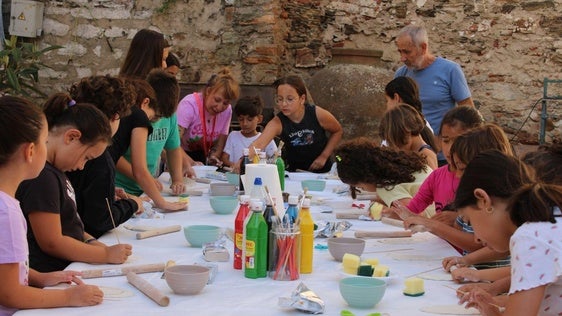 El Museo González Santana reúnen a numerosos niños en el segundo taller de verano