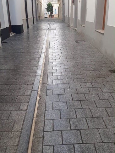 El servicio municipal de limpieza mantiene los trabajos de baldeo en las calles