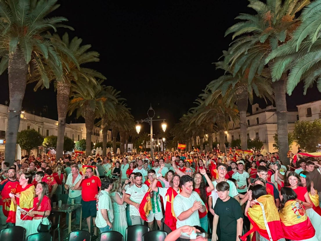 Olivenza vibró con la victoria de España en la final del Mundial de Fútbol