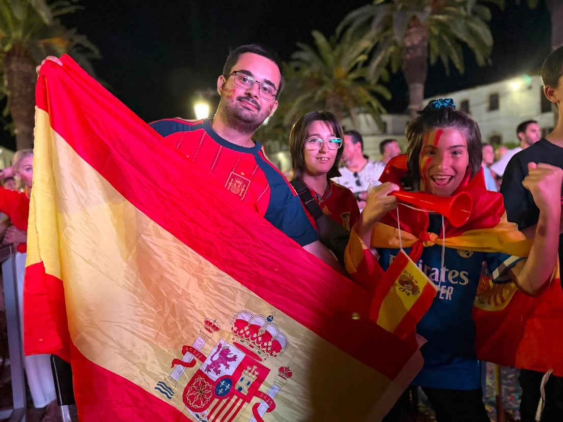 Olivenza vibró con la victoria de España en la final del Mundial de Fútbol