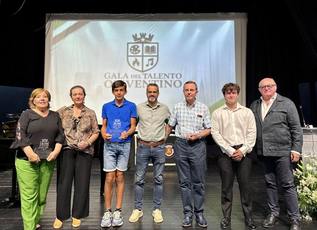 La III Gala del Talento reconoce a cinco vecinos de Olivenza