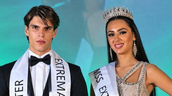 Layla Pérez e Iván Lozano, elegidos Miss y Míster Extremadura 2026