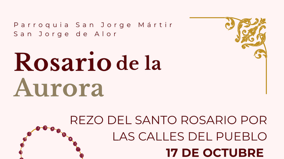 San Jorge de Alor recupera la tradición del Rosario de la Aurora