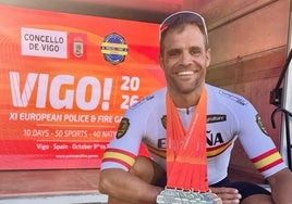 Javier Sánchez Cidoncha logra siete medallas en los Juegos Europeos de Policías y Bomberos