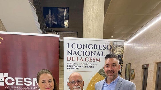 Esmeralda González representa a La Filarmónica de Olivenza en el I Congreso Nacional de Sociedades Musicales