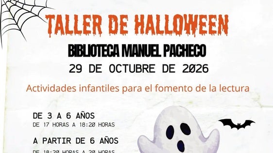 La Biblioteca 'Manuel Pacheco' celebra Halloween con un taller infantil de fomento de la lectura