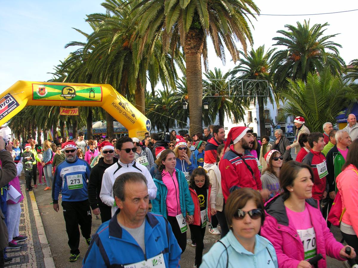 Inicio del recorrido de caminantes de la IV Carrera Solidaria de Aprosuba-14. 