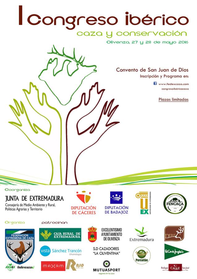 El I Congreso Ibérico de Caza y Conservación analizará en Olivenza el panorama cinegético actual