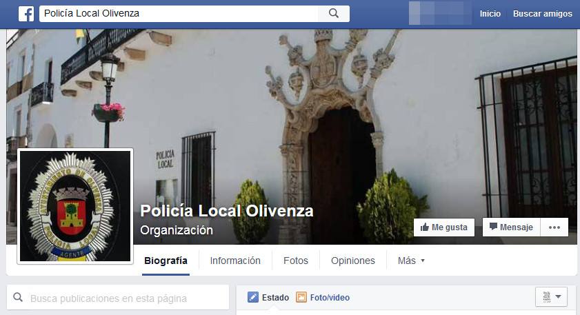 La Policía Local también presente en las Redes Sociales