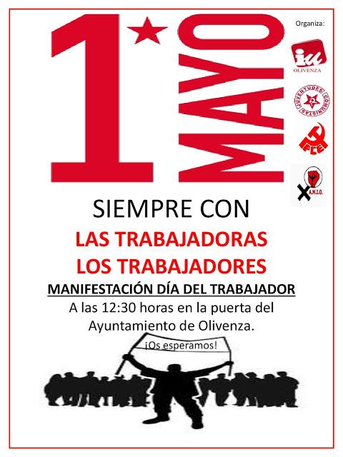 Manifestación conmemorativa del Día Internacional del Trabajo