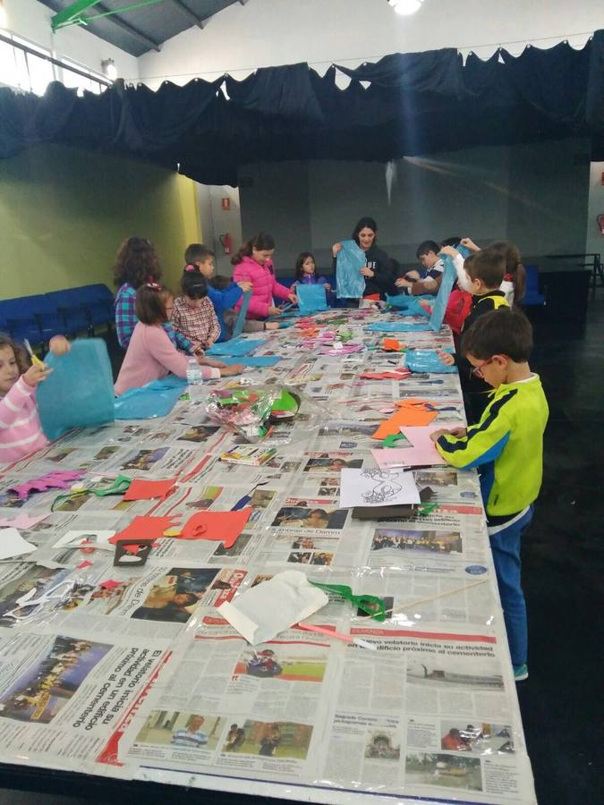 Actividad infantil realizada en el mes de febrero en el ECJ. 