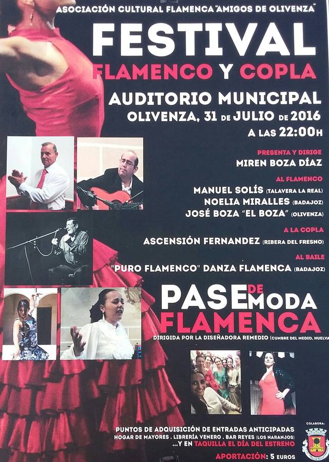 Noches de flamenco y copla en la ciudad y a orillas de Alqueva