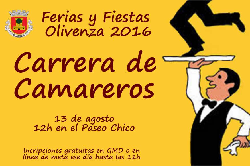 La ciudad recupera la carrera de camareros en las Ferias y Fiestas 2016