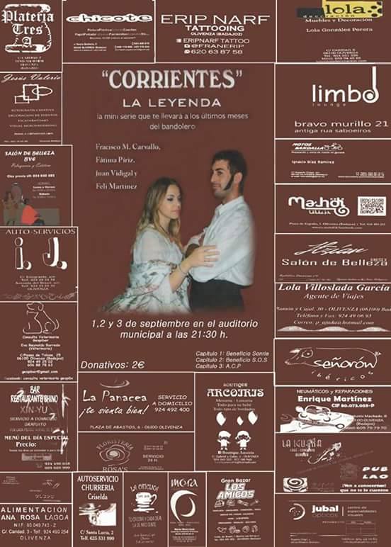Puntazón realizará tres proyecciones solidarias de su trabajo audiovisual ‘Corrientes. La leyenda’