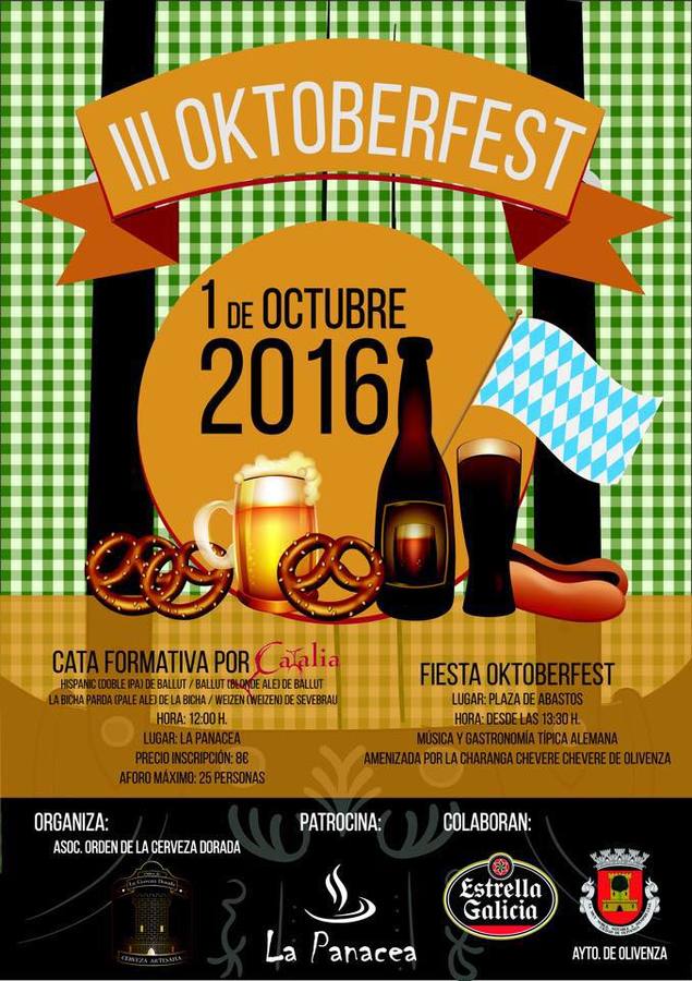 La III Oktoberfest contará con una cata formativa de cervezas y degustación gastronómica