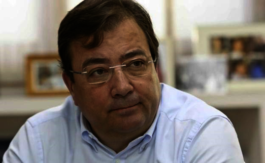 El presidente de la Junta de Extremadura, Guillermo Fernández Vara. 