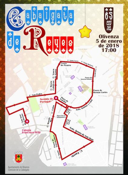 Cartel de la Cabalgata de Reyes 2017. 