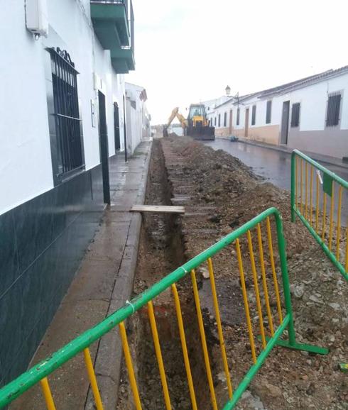 Obras en San Benito de la Contienda. 