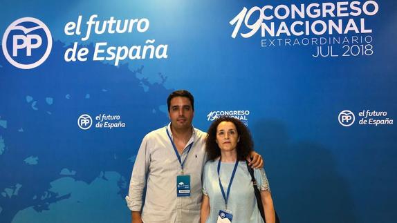 Delegación del PP de la comarca de Olivenza en el congreso nacional. 