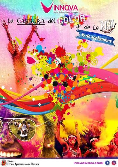 Cartel de la carrera solidaria. 