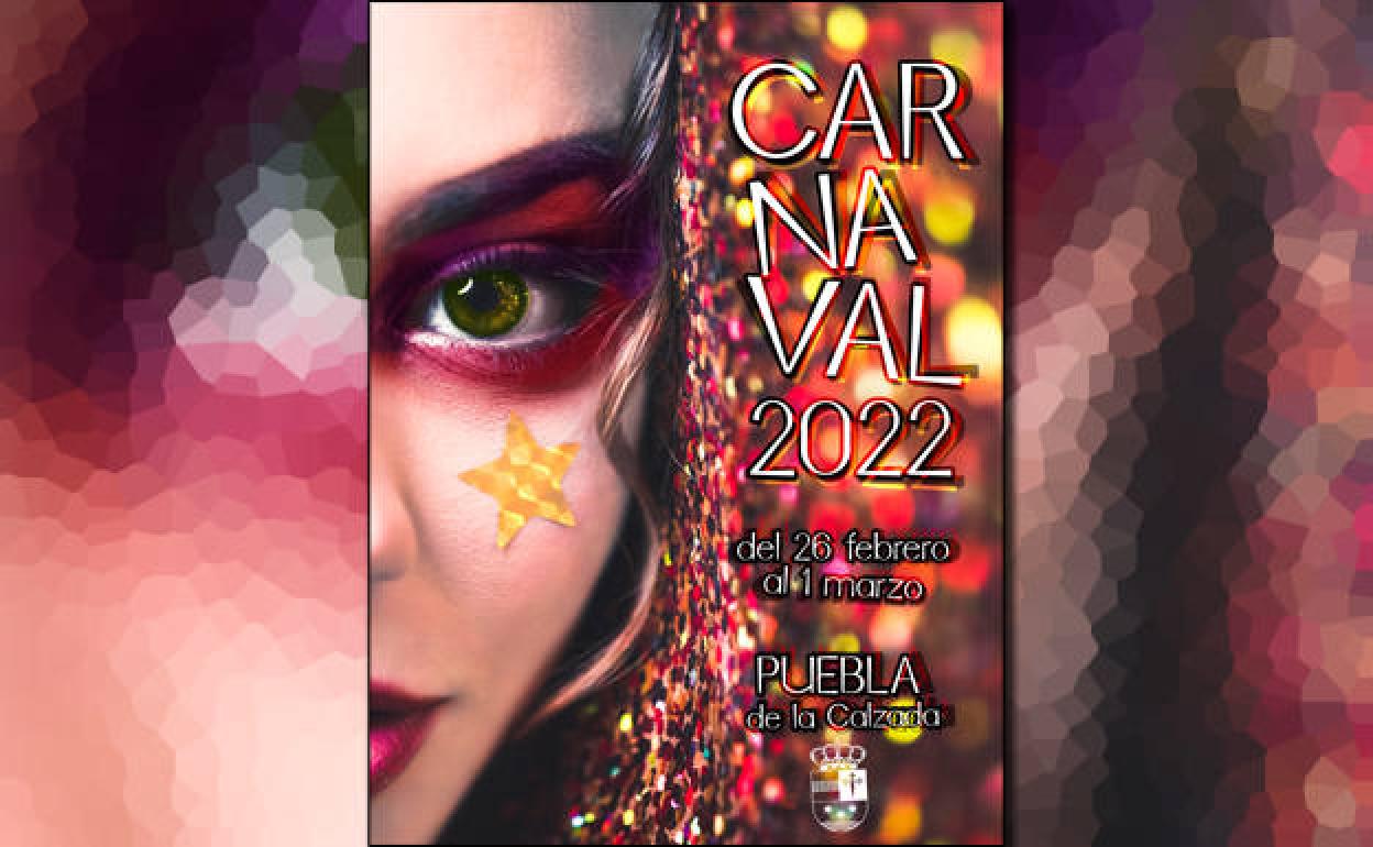 Cartel del Carnaval de Puebla de la Calzada. 