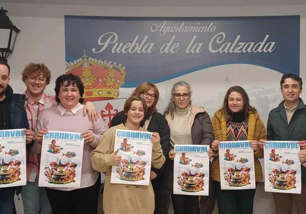 Presentado el cartel del Carnaval de Puebla de la Calzada