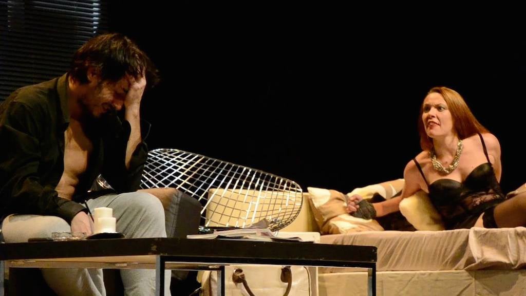 Escena de la obra que se representa esta noche