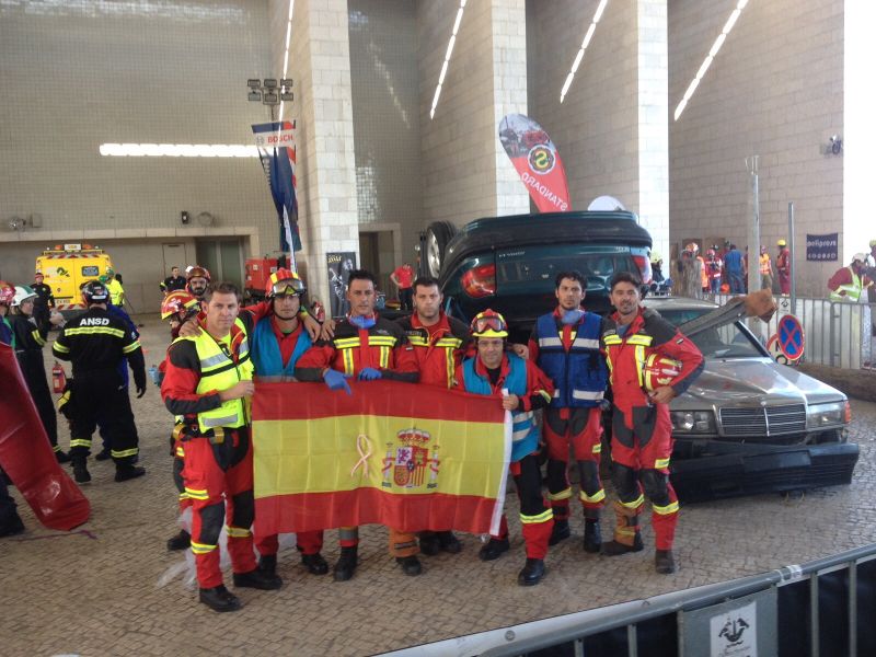 Equipo extremeño en el 'World Rescue Challenge’