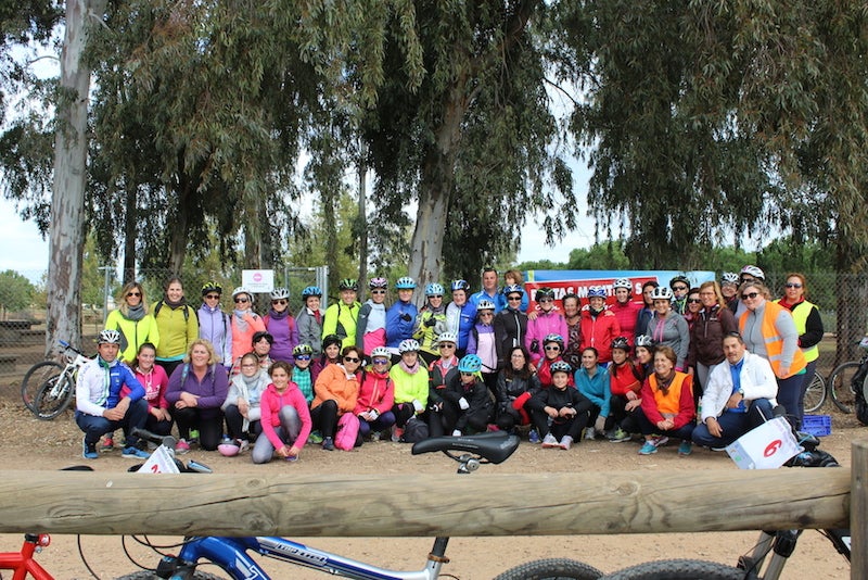 El domingo se celebró la VI Ruta Ciclista de Mujeres ‘Abriendo Rutas’