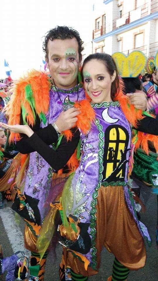 Andrés Gordillo, disfrazado en carnaval 