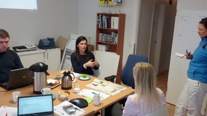 Una de las reuniones que se mantuvieron en Finlandia 